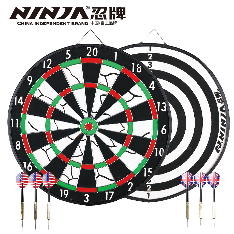 忍牌植絨飛鏢靶18寸N6356