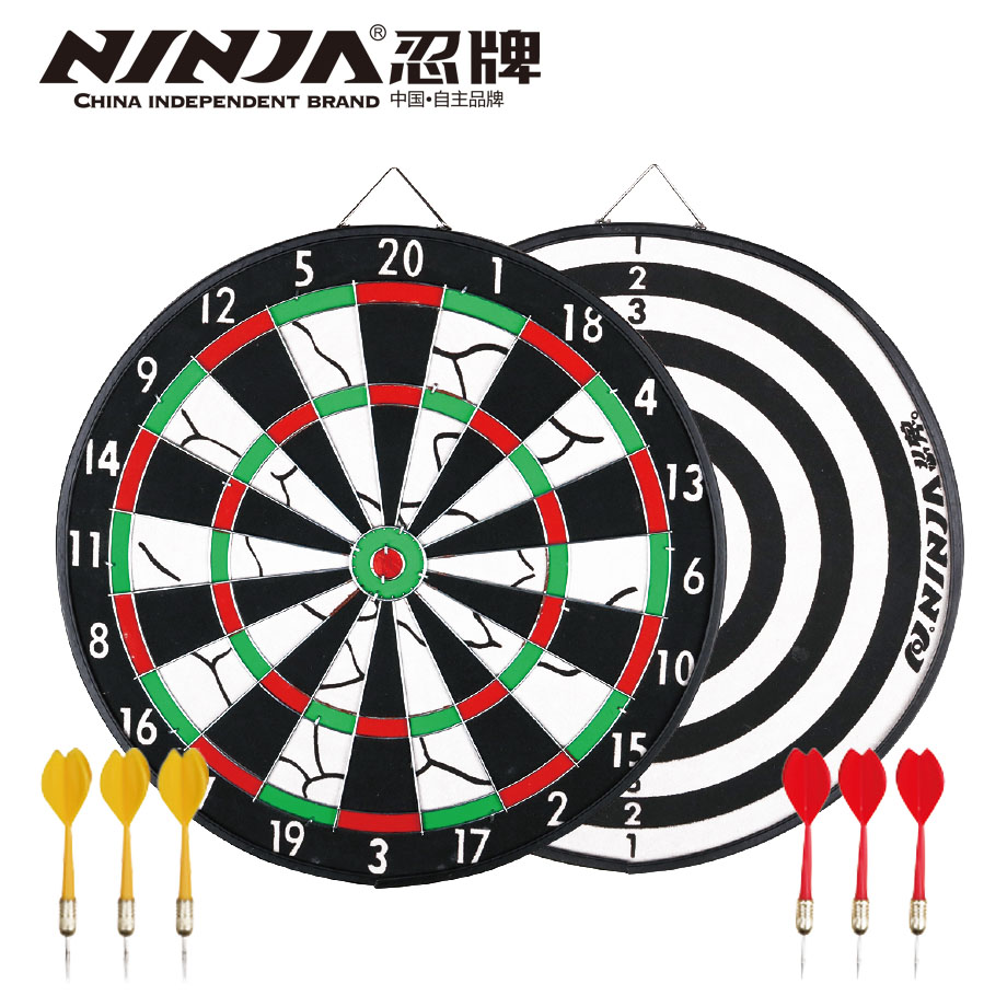 忍牌植絨飛鏢靶15寸N6355