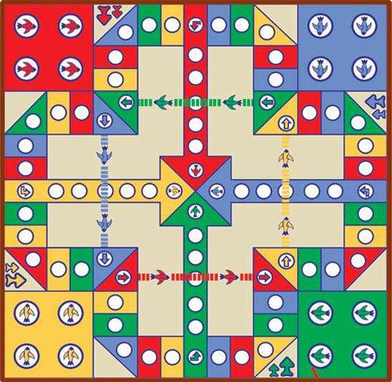 飛行棋棋盤